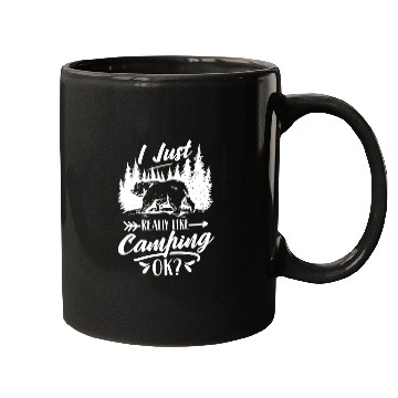 Discover I Just Really Like Camping Ok Camper Lover Camp Mugs
