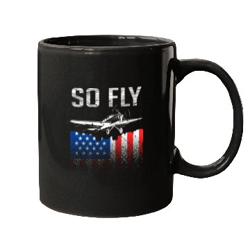 Discover Airplane Pilots USA Mugs