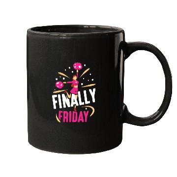 Discover Finally Friday Humor Weekend Sarcastic Mugs