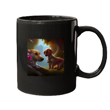 Discover Puppy Love Cute Puppies with A Little Steampunk Mugs