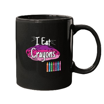 Discover I Eat Crayons Mugs