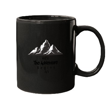 Discover And So The Adventure Begins Mugs