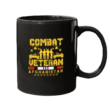 Discover Combat Veteran Afghanistan Proud Us Mugs