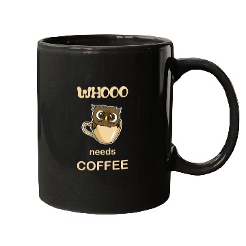 Discover Cute Coffee Lover Owl In A Coffee Cup Mugs