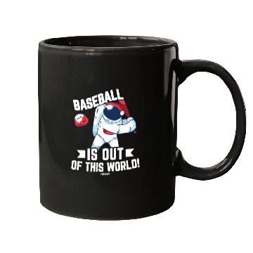 Discover Baseball bat space comet planet Mugs