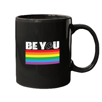 Discover LBGT Flag Gay Pride Human Be You Mugs