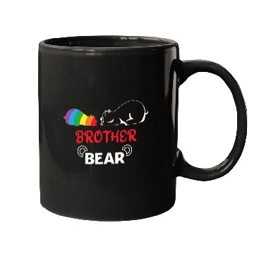 Discover LBGT Flag Gay Pride Human Brother Bear Mugs