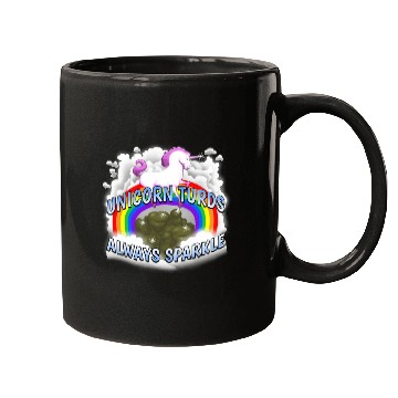 Discover Unicorn Turds Always Sparkle Mugs