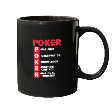 Discover Poker Definition Mugs