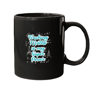 Discover Teaching Math is my Superpower Back to School Mugs