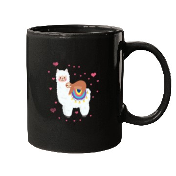 Discover Cute Llama Sloth Best Friends Happy Mugs