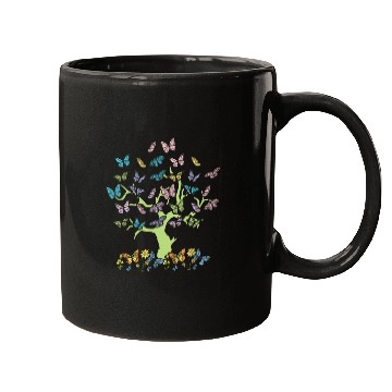 Discover Colorful Butterflies Forest Nature Trees Mugs