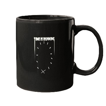 Discover Time Is Running Mugs