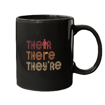 Discover Their There They're English Teacher Grammar Mugs
