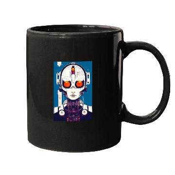 Discover Cyberpunk Chibi Girl Mugs