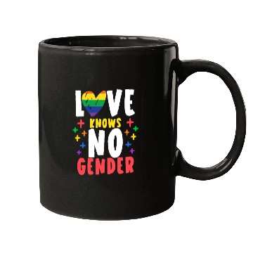 Discover Love Knows No Gender Rainbow Pride Month Mugs