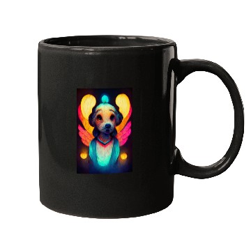 Discover Angel Dog 020 Mugs