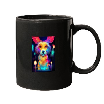 Discover Angel Dog 012 Mugs