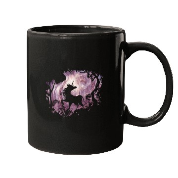 Discover unicorn in magical forest Mugs