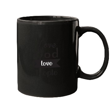 Discover Love God Love People Mugs