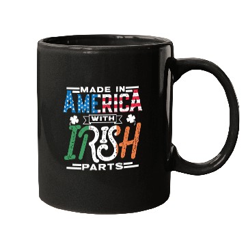 Discover Made In America With Irish Parts Gaelic Ireland Mugs