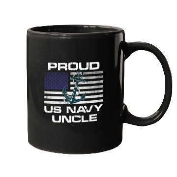 Discover Distressed US Na vy Quote Proud Uncle Mugs