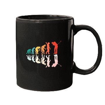 Discover Human Evolution Band Golf Mugs