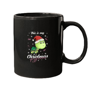 Discover Winter Christmas Pyjama Turtle Mugs