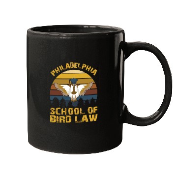 Discover Vintage Philadelphia School Of Bird Law For Nature Mugs