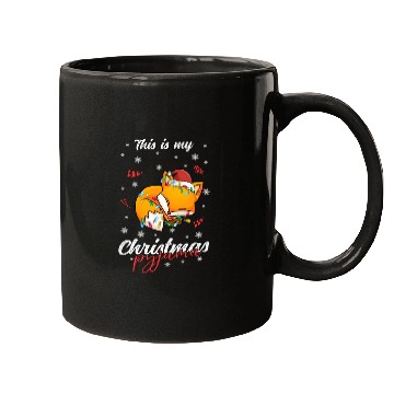 Discover Winter Christmas Pyjama Fox Mugs