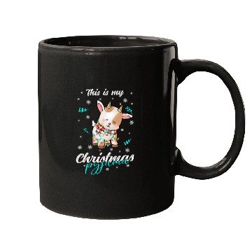 Discover Winter Christmas Pyjama Goat Mugs
