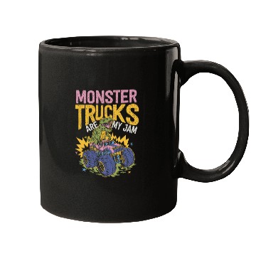 Discover Monster Trucks Are My Jam Vintage Retro Mugs