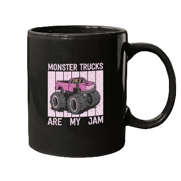 Discover Monster Trucks Are My Jam Vintage Retro Mugs