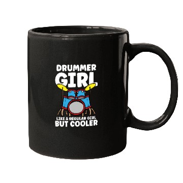 Discover Drummer Drums Music Drum Set Drumming Mugs