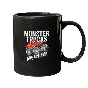 Discover Monster Trucks Are My Jam Vintage Retro Mugs