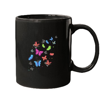 Discover Colourful Butterflies Garden Womens Butterfly Mugs