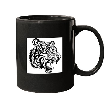 Discover 08 tribal tiger Mugs