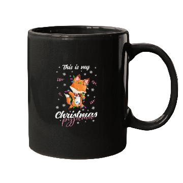 Discover Winter Christmas Pyjama Fox Mugs