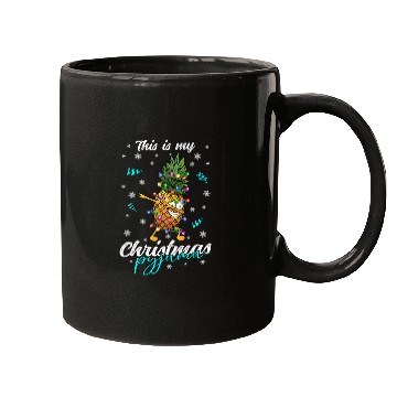 Discover Winter Christmas Pyjama Pineapple Mugs