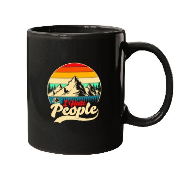Discover I Hate People Hiking Camping Mugs