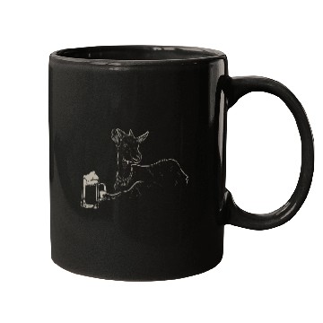 Discover Goat Beer Drinking Men Beer Lover Mugs