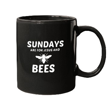 Discover BEES AND JESUS SUNDAY Mugs