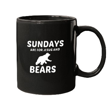 Discover BEARS AND JESUS SUNDAY Mugs