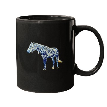 Discover Fantastic anime blue waves horse Mugs