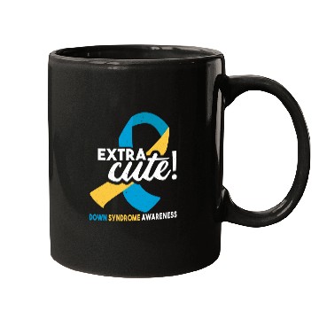 Discover October Wear Blue Yellow Down Syndrome Awareness Mugs