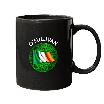 Discover O'Sullivan Shamrock & Irish Flag Mugs
