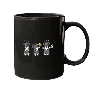 Discover Schnauzer Beer Lover Mugs
