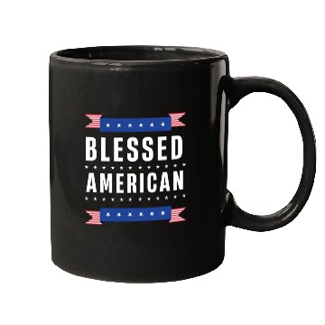 Discover Blessed American USA US Patriotic America Mugs