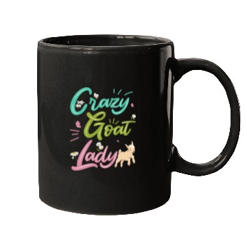 Discover Crazy Goat Lady Goat Lover Mugs