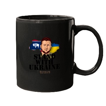 Discover Ukraine Wyoming Flags Zelensky Mugs